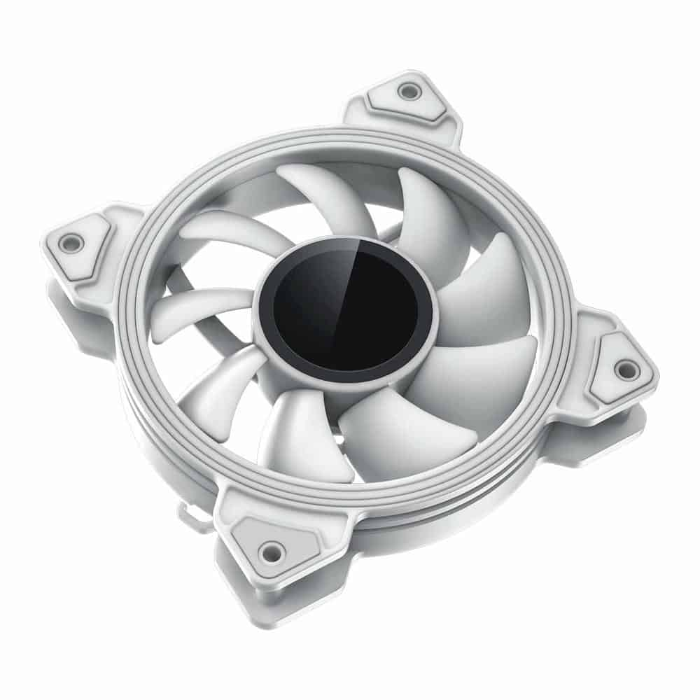 (image for) GameMax Infinity 120mm ARGB White Dual-Ring Infinity Fan